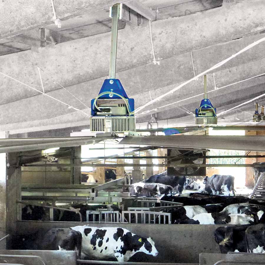 Горизонтальные потолочные  осевые вентиляторы